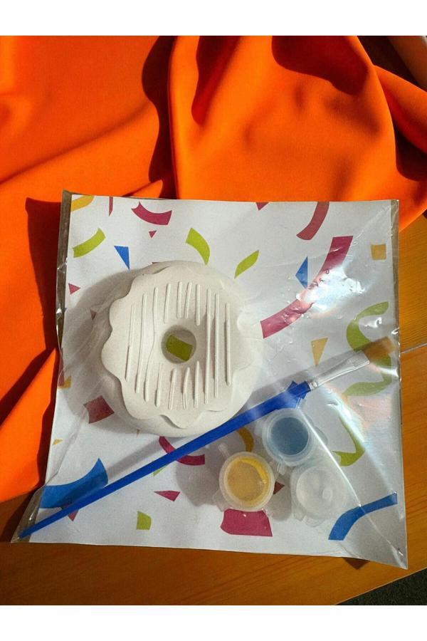 Oyunla Sanat 15 Adet Donut Taş Boyama Seti, Dıy, Kendin Yap, Doğum Günü Hediyesi - Image 1