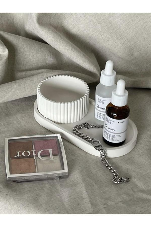 Le Majeur 2'Li Dekoratif Tabak& Dekoratif Eşya & Dekoratif Mumluk - Image 1