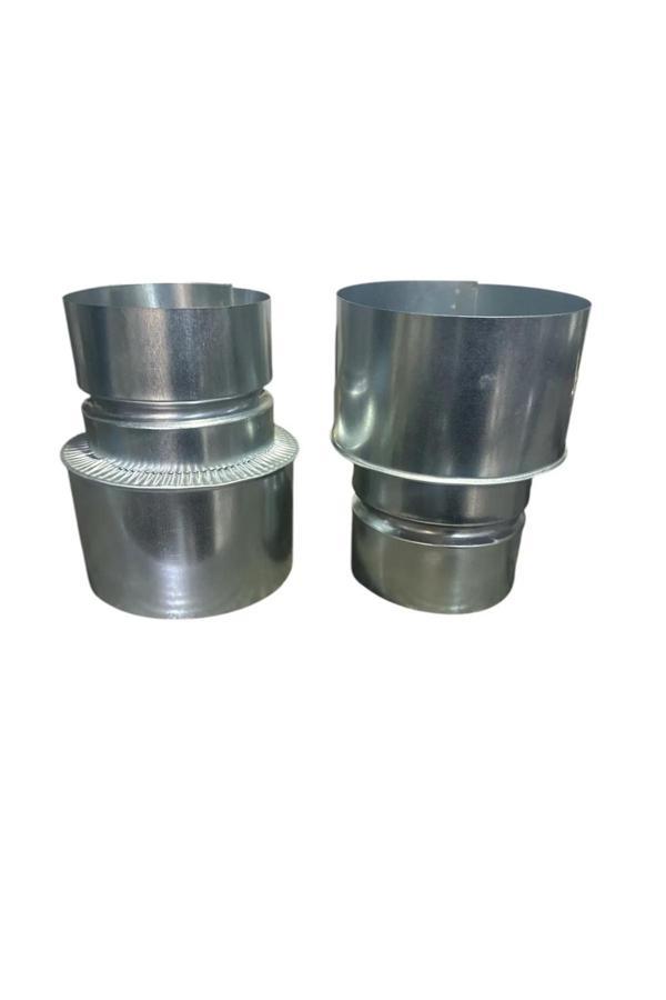 ALEVRAPelet Soba Cam Boru Metal Boru Dönüştürücü - Image 1