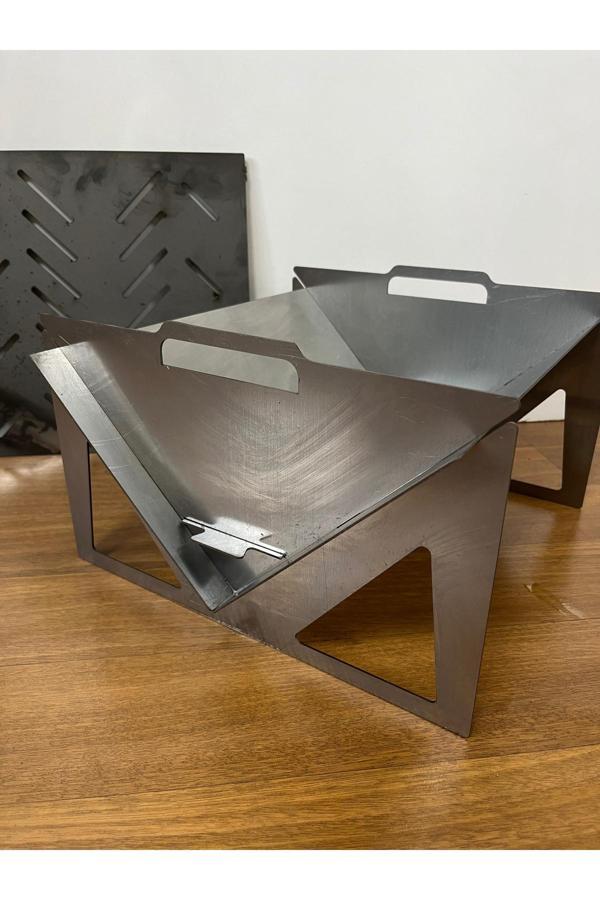 Fbt Mangal Kamp Ocagi Ates Cukuru Katlanir Portatif Mangal - Image 1