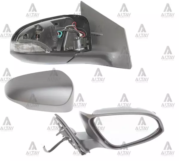 AYNA DIŞ DİKİZ AURIS 2013 ELEKTRİKLİ ISITMALI SİNYALLİ OTOMATİK KATLANIR 9 FİŞ SAĞ 87910 02F10 - Image 1