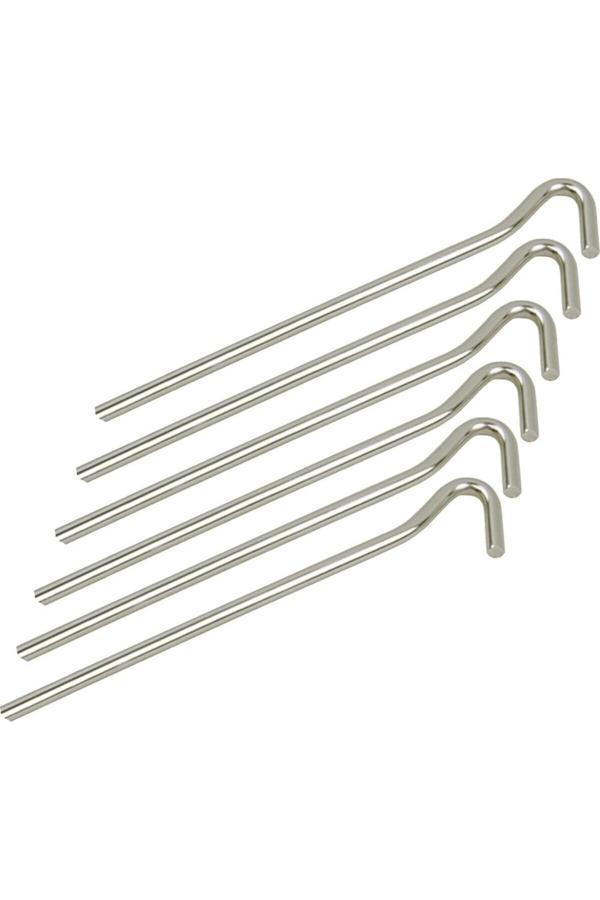 Msy Trend Yüksek Dayanımlı 5Mm 20Cm Çelik Çadır Kazığı Tente Branda Kazığı 6 Ad. - Image 1