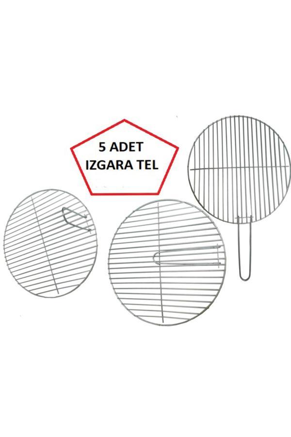 Msy Trend Oval Çember Yuvarlak Mangallık Izgarası Balık Teli 38X38 Cm Çapında 5 Adet - Image 1