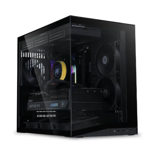 Lian Li O11 Dynamic Flow Mini V2 Mid Tower ATX Kasa Siyah (G99.O11DMIV2FX.00) - Image 1