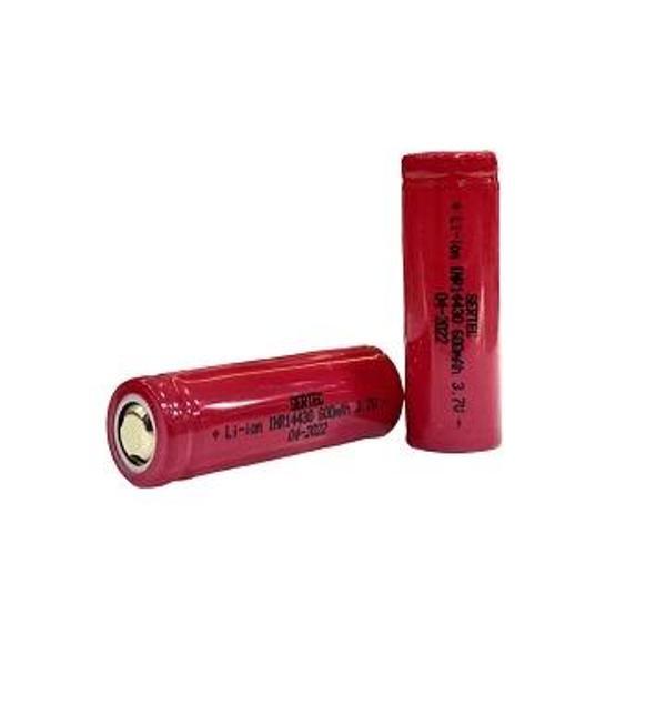 3.7V Li-ion 14430 - 600 mAh 1C Şarjlı Pil - Image 1