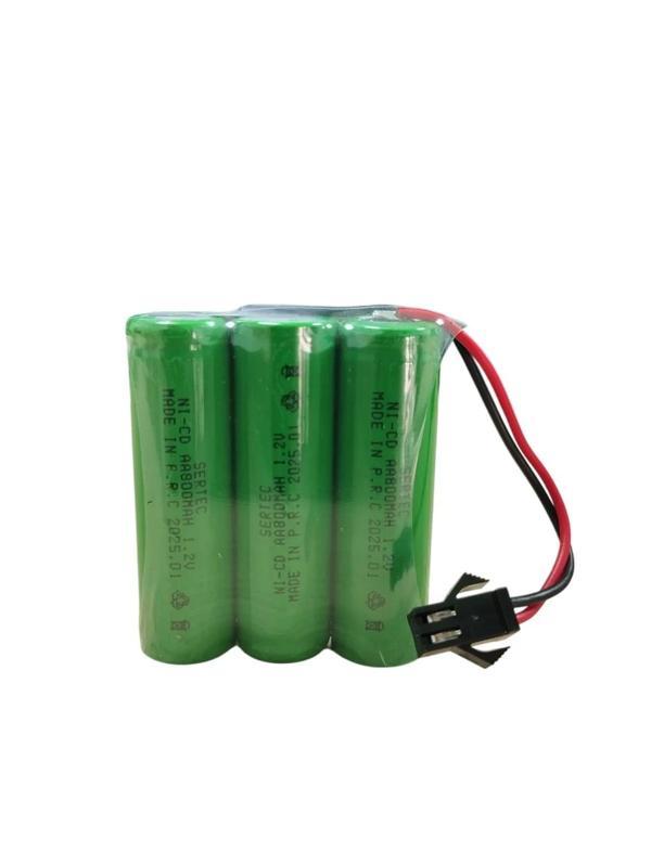 SERTEC 3.6V 3S1P AA 800 MAH KABLO + SİYAH KONNEKTÖRLÜ OYUNCAK PİLİ - Image 1