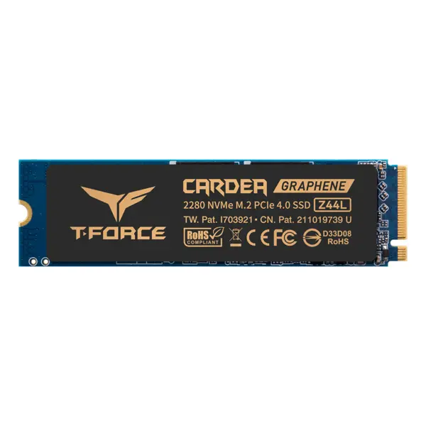 Team T-Force CARDEA Z44L 2TB 3500/3000MB/s PCIe NVMe M.2 SSD Disk (TM8FPL002T0C127) - Image 1