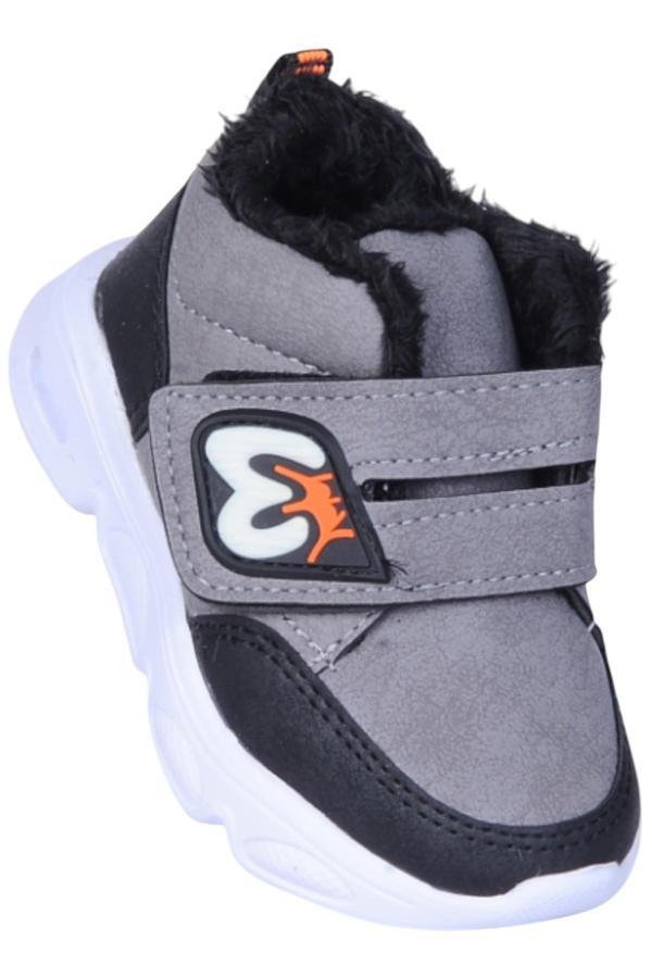 Skuaıter 7600 Füme Bebe Cırtlı Erkek Çocuk Kürklü Bot - Image 1