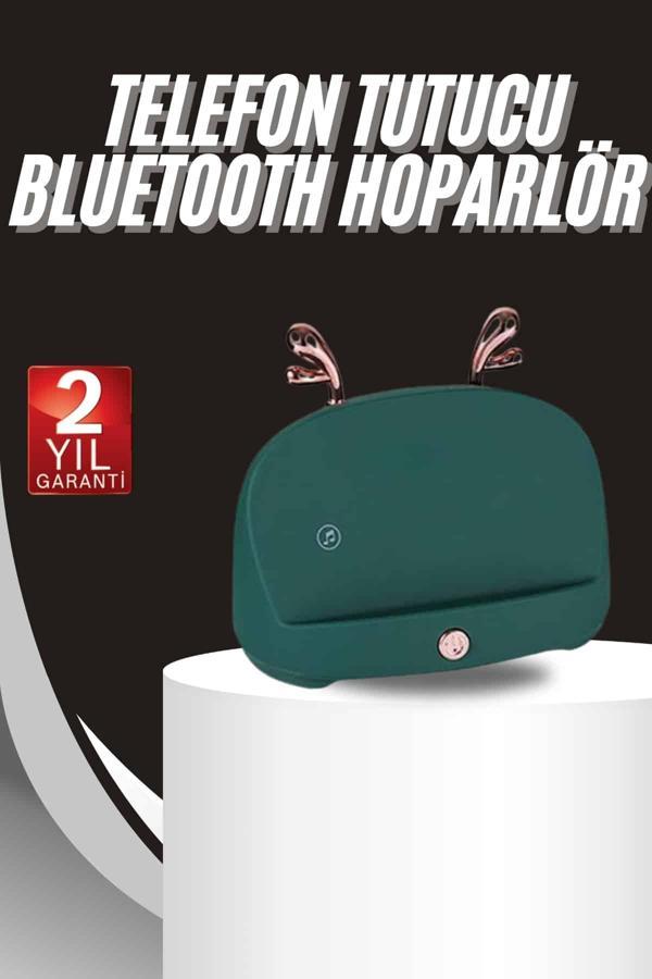 Bluetooth Hoparlör Uzun Pil Ömrü Yüksek Ses Kaliteli Kablosuz Telefon Tutma - Image 1