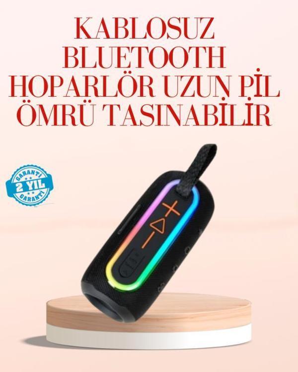 Taşınabilir Bluetooth Hoparlör Kırmızı IP67 Su Geçirmez - Image 1