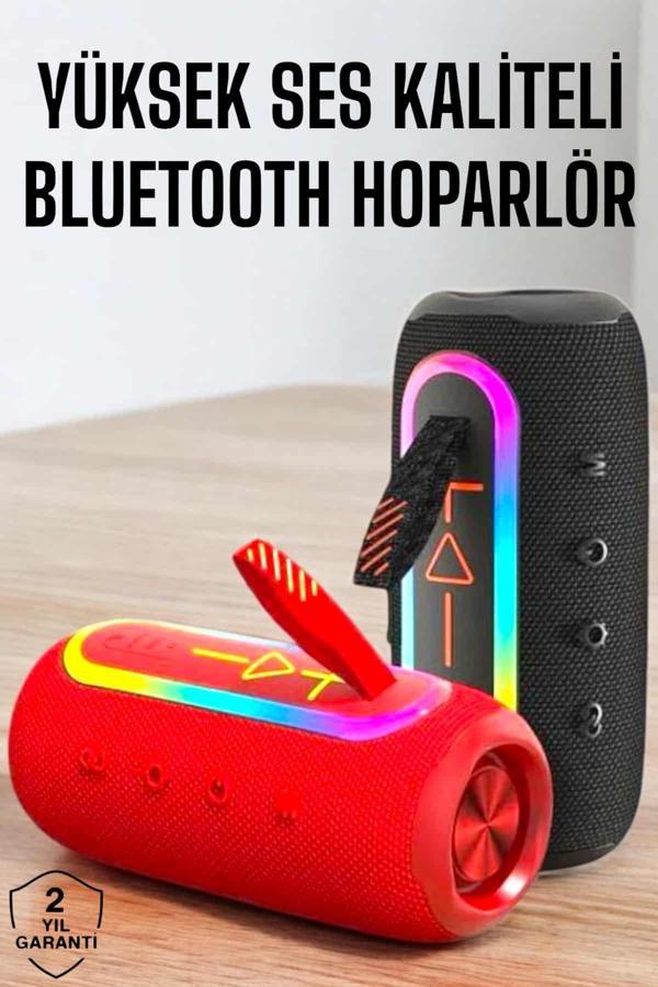 Kablosuz Bluetooth Hoparlör Uzun Pil Ömrü Taşınabilir - Image 1