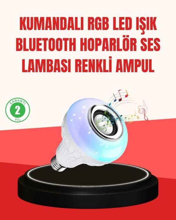 Akıllı LED Ampul – E27 Uyumlu ve Müzik Çalarlı Tasarım - Image 1