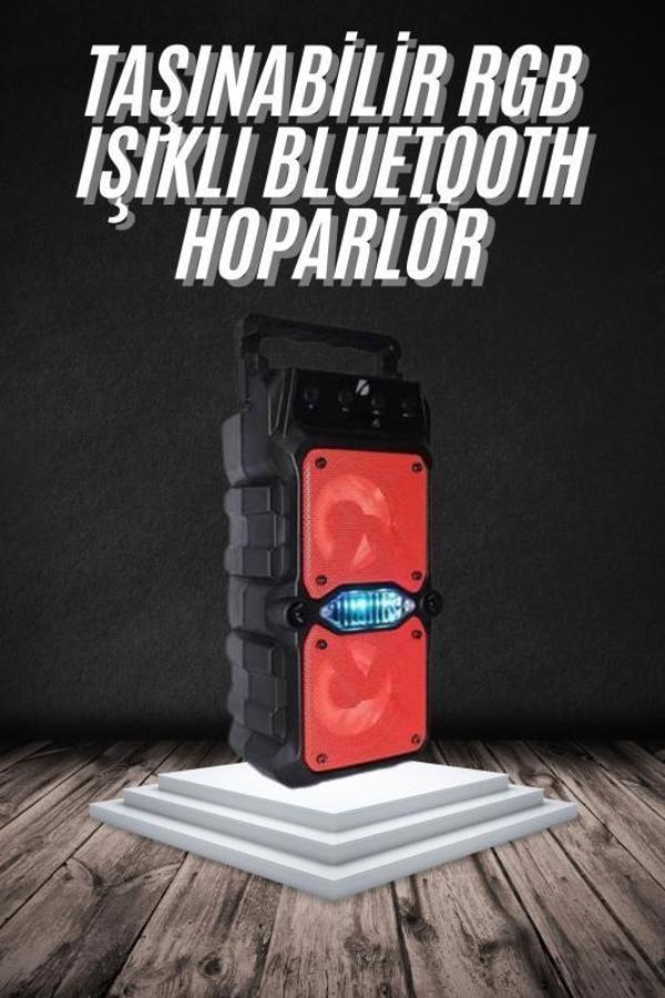 Bluetooth Hoparlör Çift Mikrofonlu Güçlü Ses Kaliteli Kesintisiz Kablosuz - Image 1