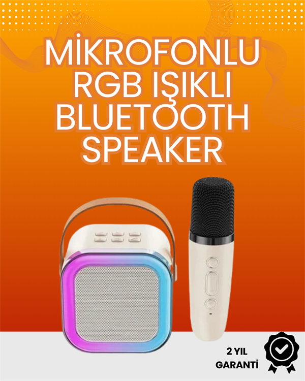 Yüksek Performanslı Kablosuz Karaoke Hoparlör - Image 1