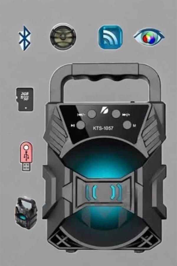 Yüksek Performanslı Bluetooth Hoparlör Kablosuz Taşınabilir - Image 1