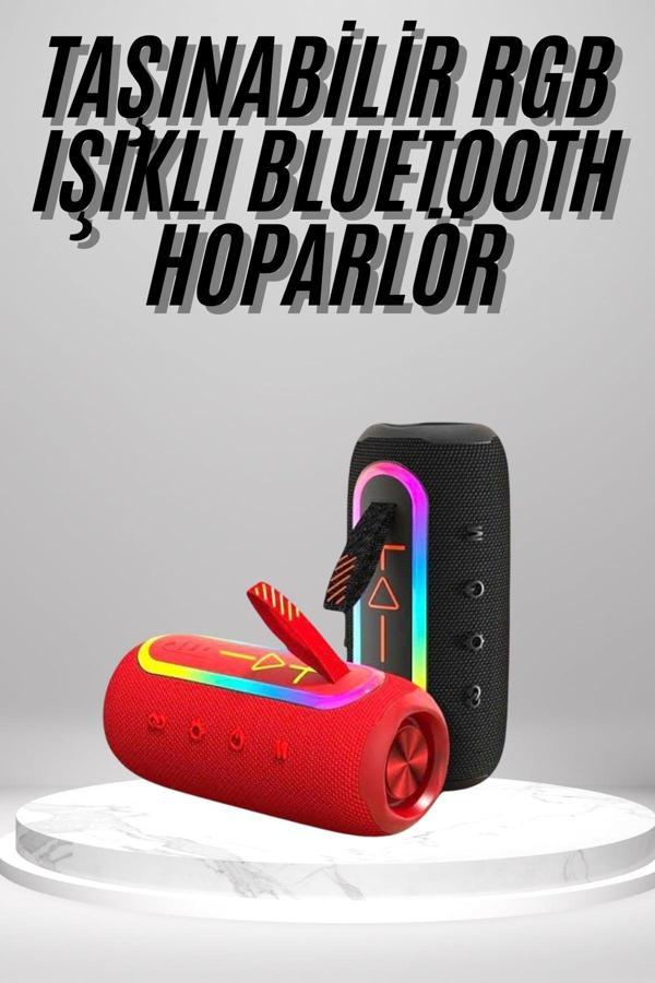 Bluetooth Hoparlör Uzun Pil Ömrü Taşınabilir Yüksek Ses Kaliteli - Image 1