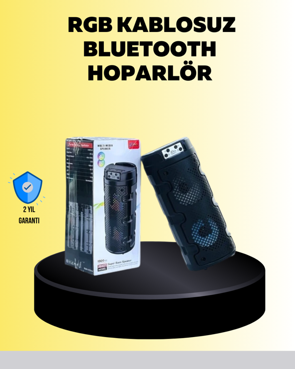 Kompakt ve Şık Tasarımlı Taşınabilir Hoparlör - Image 1