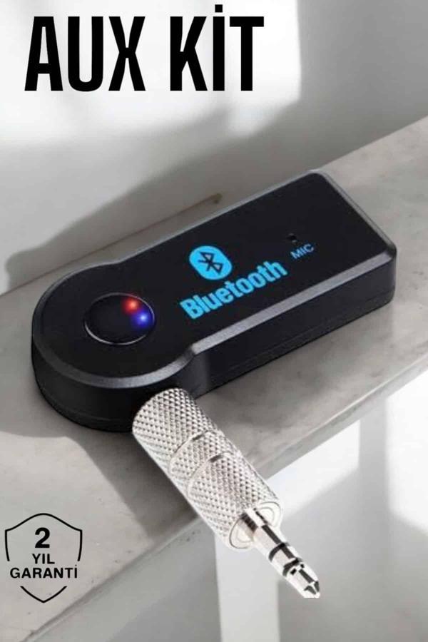 Bluetooth Araç Kiti Bt 350 Aux Çıkışlı Tüm Araçlara Uyumlu - Image 1