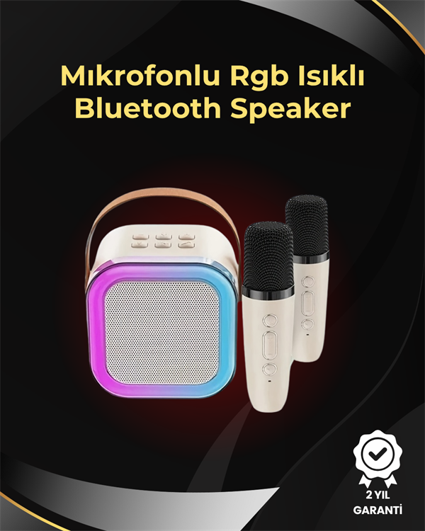 Kompakt Tasarımlı ve Kolay Taşınabilir Karaoke Sistemi - Image 1