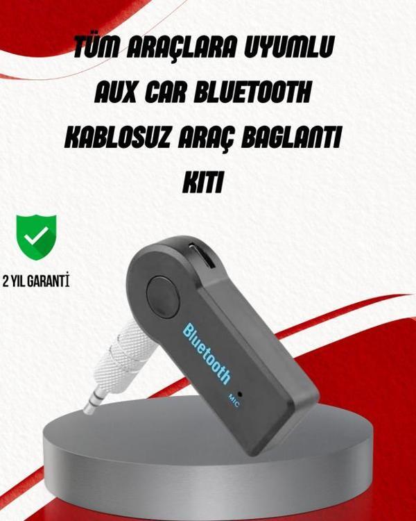 Eller Serbest Özellikli Bluetooth AUX Araç Kiti - Image 1