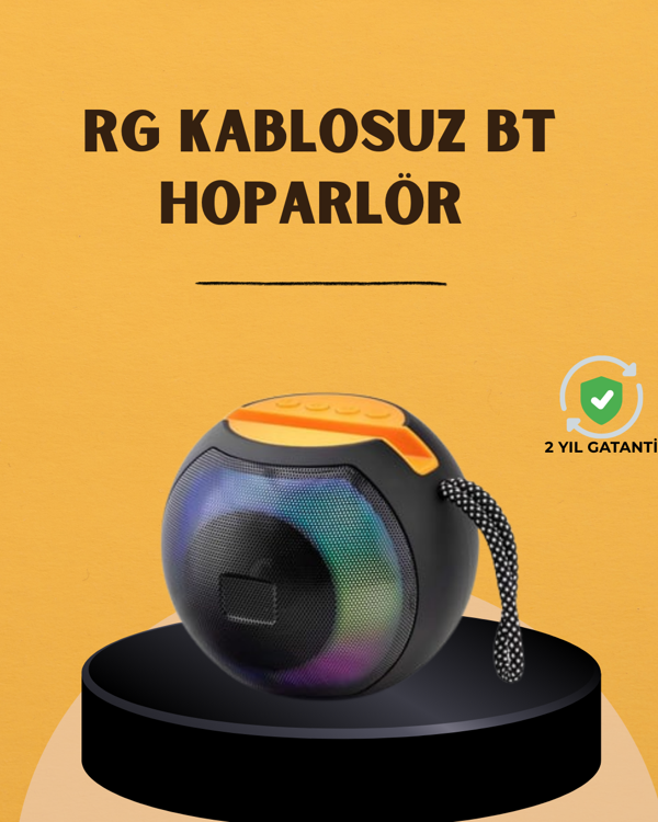 360° Stereo Surround Sesli Taşınabilir Hoparlör - Image 1