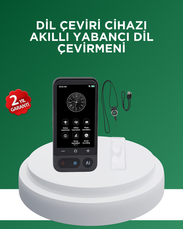 139 Dil Destekli Taşınabilir Sesli Çevirmen Cihazı - Image 1