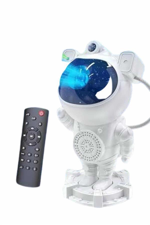 Gece Lambası Astronot Bluetooth Hoparlörlü Galaksi Işık Projektörü - Image 1