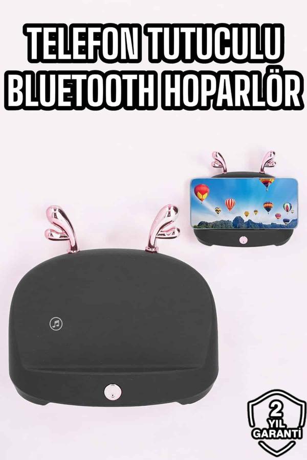 Telefon Tutuculu Akıllı Hoparlör Yüksek Ses Kaliteli Hoparlör - Image 1
