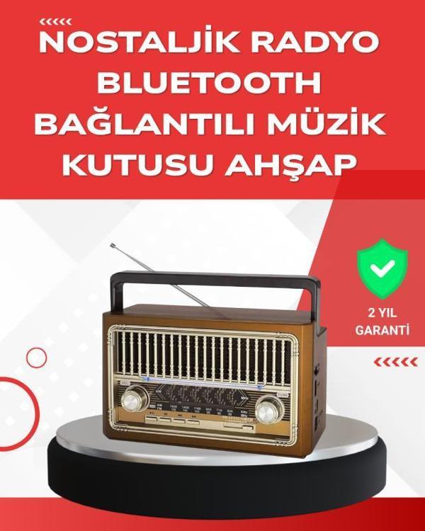 USB ve Hafıza Kart Girişli Radyo Hoparlör - Image 1