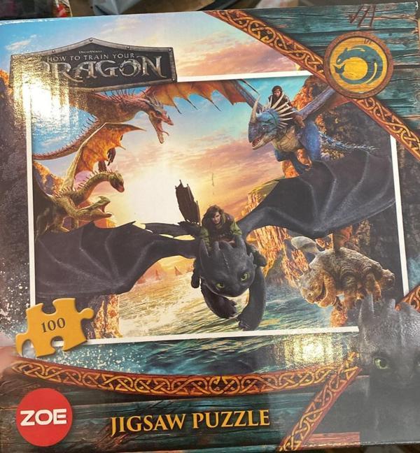 Zoe JIGSAW PUZZLE How to Train Your Dragon 100 PIECES - Image 1