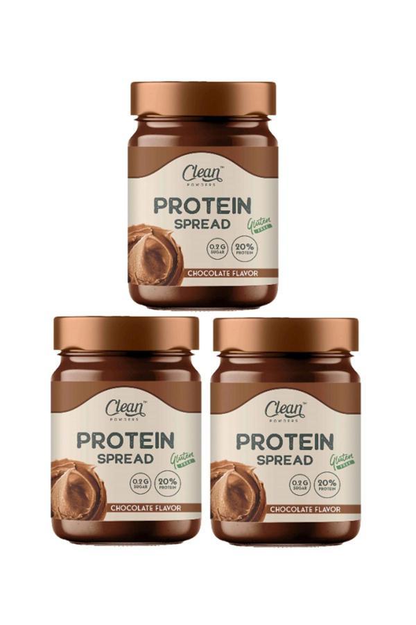 Clean Powders Proteinli Çikolatalı Fındık Kreması (Protein Spread) 350 Gr - ( 3 Adet ) - Image 1