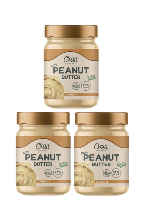 Clean Powders Proteinli Fıstık Ezmesi (Peanut Butter) 300 Gr - ( 3 Adet ) - Image 1