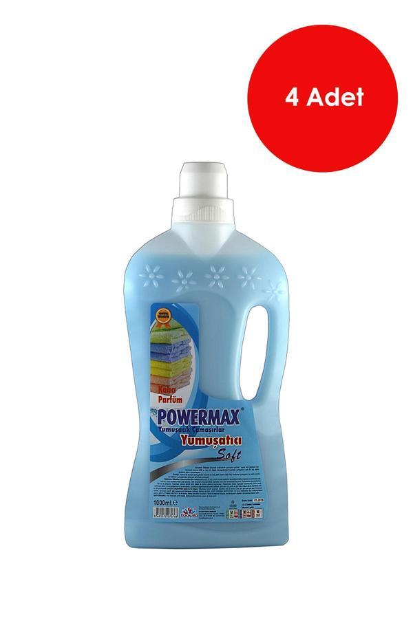 4 Adet Powermax Extra Çamaşır Yumuşatıcı 1000 ml -PWRMX011 - Image 1