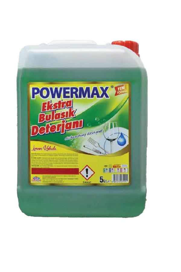 Powermax  Limon Kokulu Elde Yıkama Bulaşık Deterjanı 5 Litre - PWRMX038 - Image 1