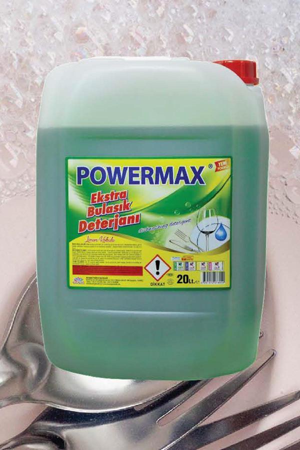 Powermax  Limon Kokulu Elde Yıkama Bulaşık Deterjanı 20 Litre - PWRMX039 - Image 1