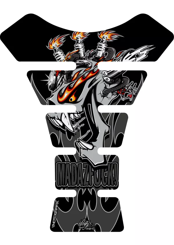 Motografix Street Tankpad Mad as Black - Image 1