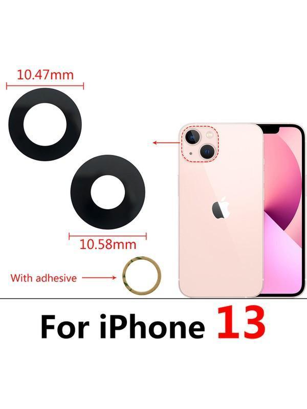 iPhone 13 2li Arka Kamera Camı Lens Yapışkanlı - Image 1