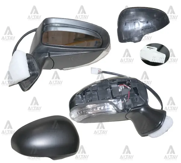 AYNA DIŞ DİKİZ AVENSIS 2009-2015 ELEKTRİKLİ ISITMALI OTOMATİK KATLANIR SİNYALLİ 9 FİŞLİ SAĞ 87908 05400C0 - Image 1