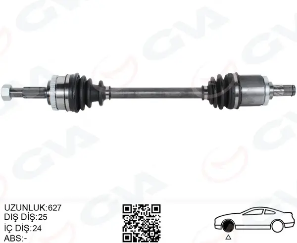 KOMPLE AKS SOL NISSAN ALMERA 1.5L QG15DE N16 02- ABS Lİ 39101BM580 - Image 1
