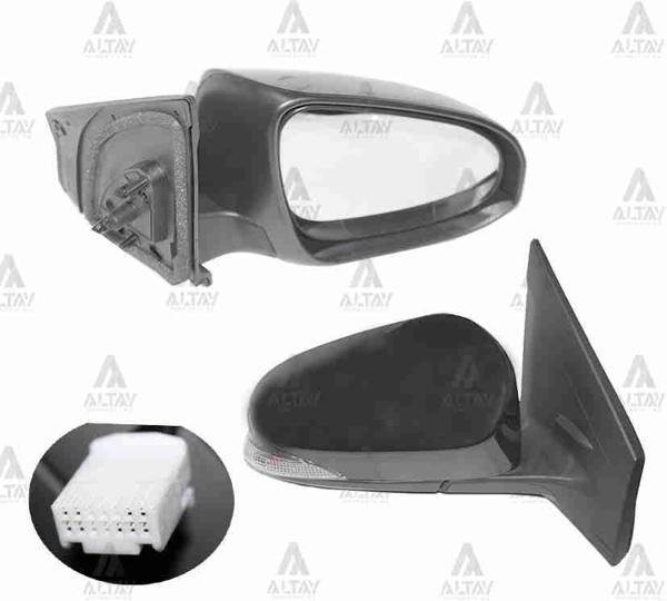 AYNA DIŞ DİKİZ AURIS 2013-2016 ELEKTRİKLİ ISITMALI SİNYALLİ SAĞ 7 FİŞLİ 87910 02640 - Image 1