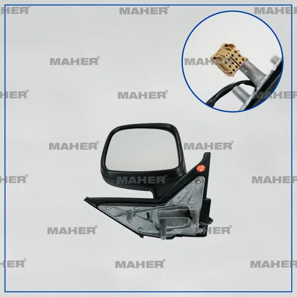 AYNA DIŞ DİKİZ TRANSPORTER T5 2004-2010 ELEKTRİKLİ, ISITMALI SAĞ 7H1857508P9B9 - Image 1