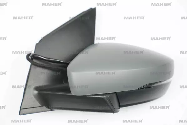 AYNA DIŞ DİKİZ POLO 2009-2010 ELEKTRİKLİ, ISITMALI, SİNYALLİ, ASTARLI, KARE SOKET SOL 6R1857507D9B9 - Image 1