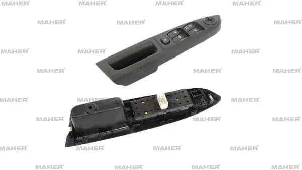 DÜĞME CAM AÇMA GETZ 2006-2011 SOL ÇERÇEVESİZ 93570 1C110WK - Image 1