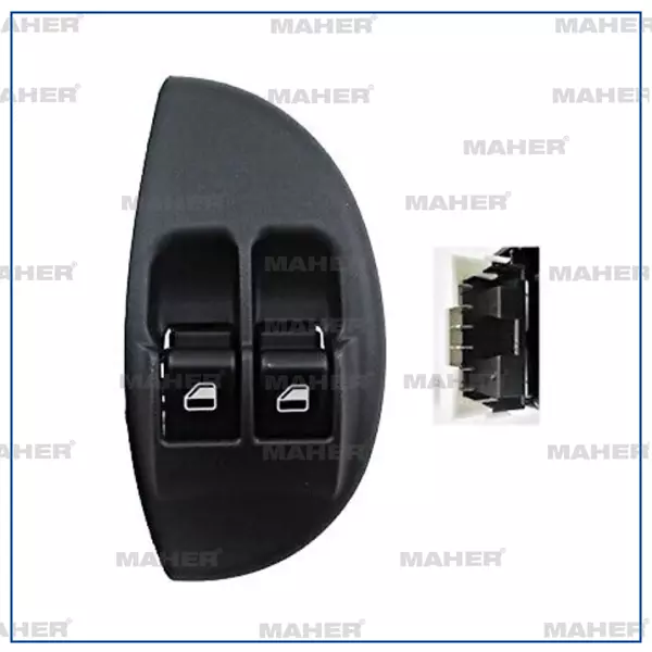 DÜĞME CAM AÇMA PALİO / SİENA (ÇİFTLİ) ÇERÇEVELİ SOL 717135614 - Image 1