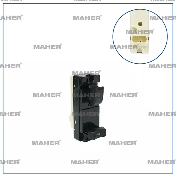 DÜĞME CAM AÇMA D-MAX 2004-2012 ÖN SAĞ KİLİTLEMELİ 8973961020 - Image 1