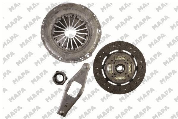 DEBRIYAJ SETI TRANSIT 5184 2.4TDCI 100PS-120PS-125PS 2000-2006 RULMANLI CATALLI 1C1Q7L596AA YC1J 7L596 BA - Image 1