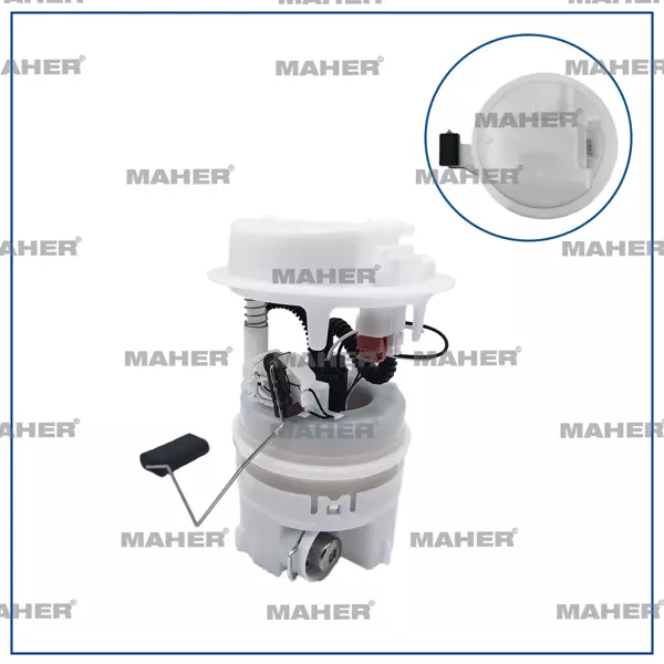 DEPO ŞAMANDIRASI KOMPLE 206 / 206+ 2000 1.4İ- 1.6 İ-2.0İ 1525Y1 - Image 1