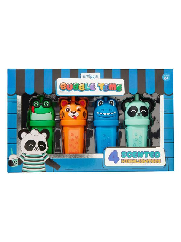 Smiggle - Bubble Time Fosforlu Highlighter 4lü Kalem Seti - Image 1