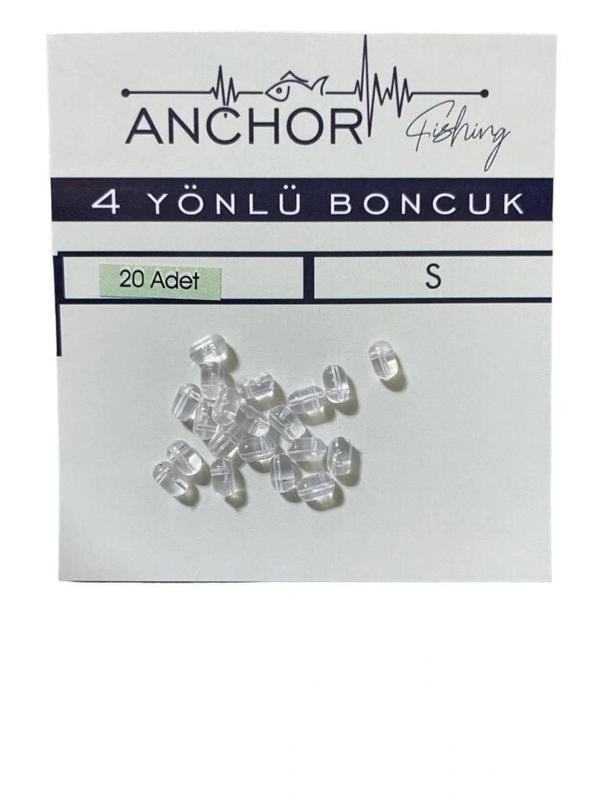 Anchor 4 Yollu Boncuk S Beden 20 li Paket - Image 1