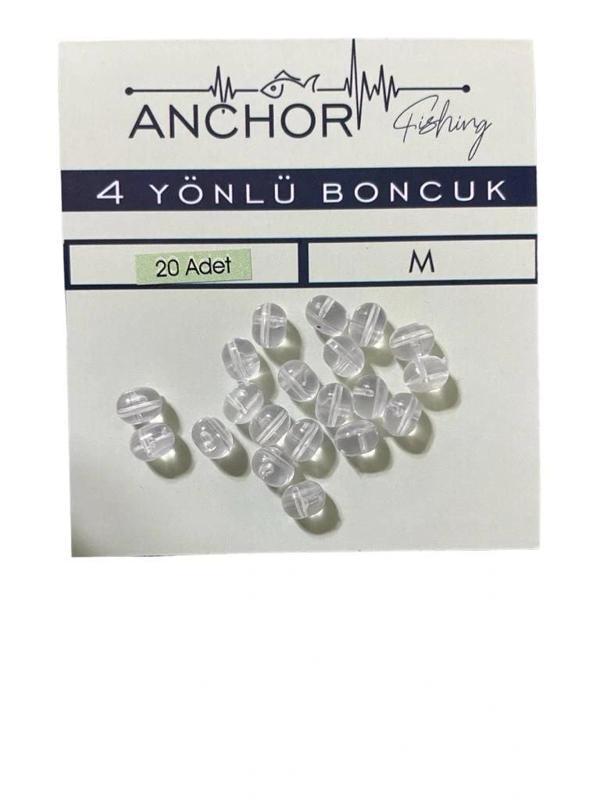 Anchor 4 Yollu Boncuk M Beden 20 li Paket - Image 1